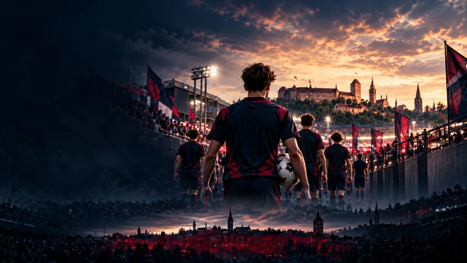 FUSSBALL. PERFORMANCE. ERLEBNIS. – Designvisualisierung