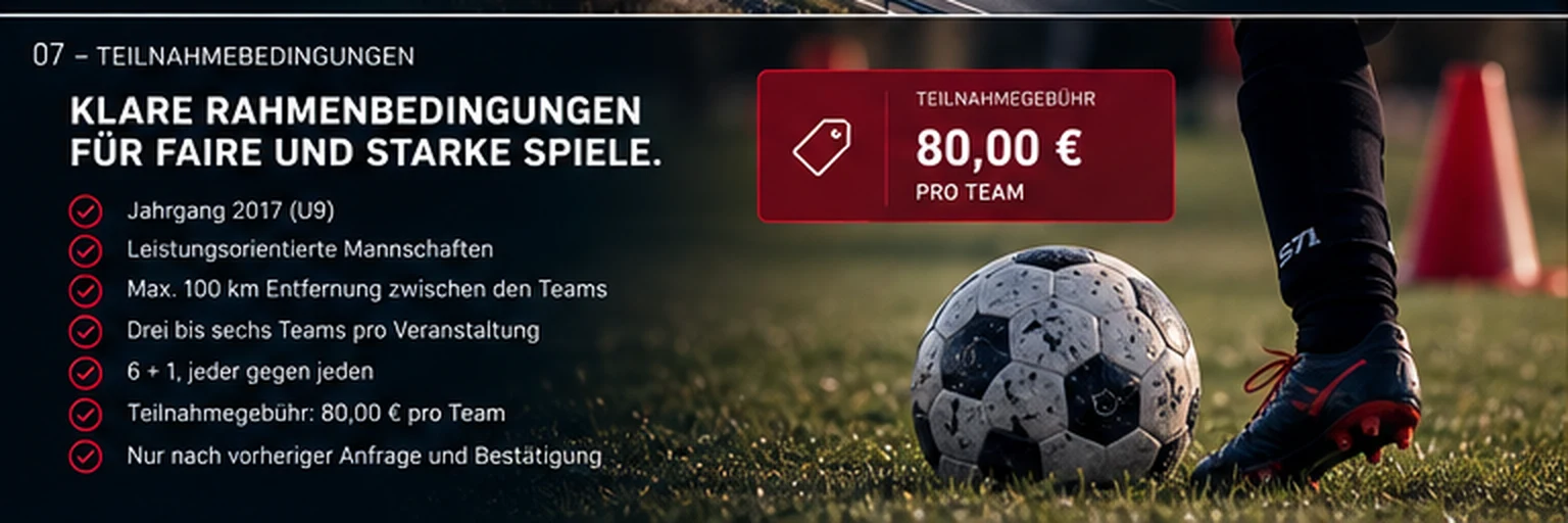 Fußball und Spielausrüstung auf dem Rasen – Konzeptvisualisierung