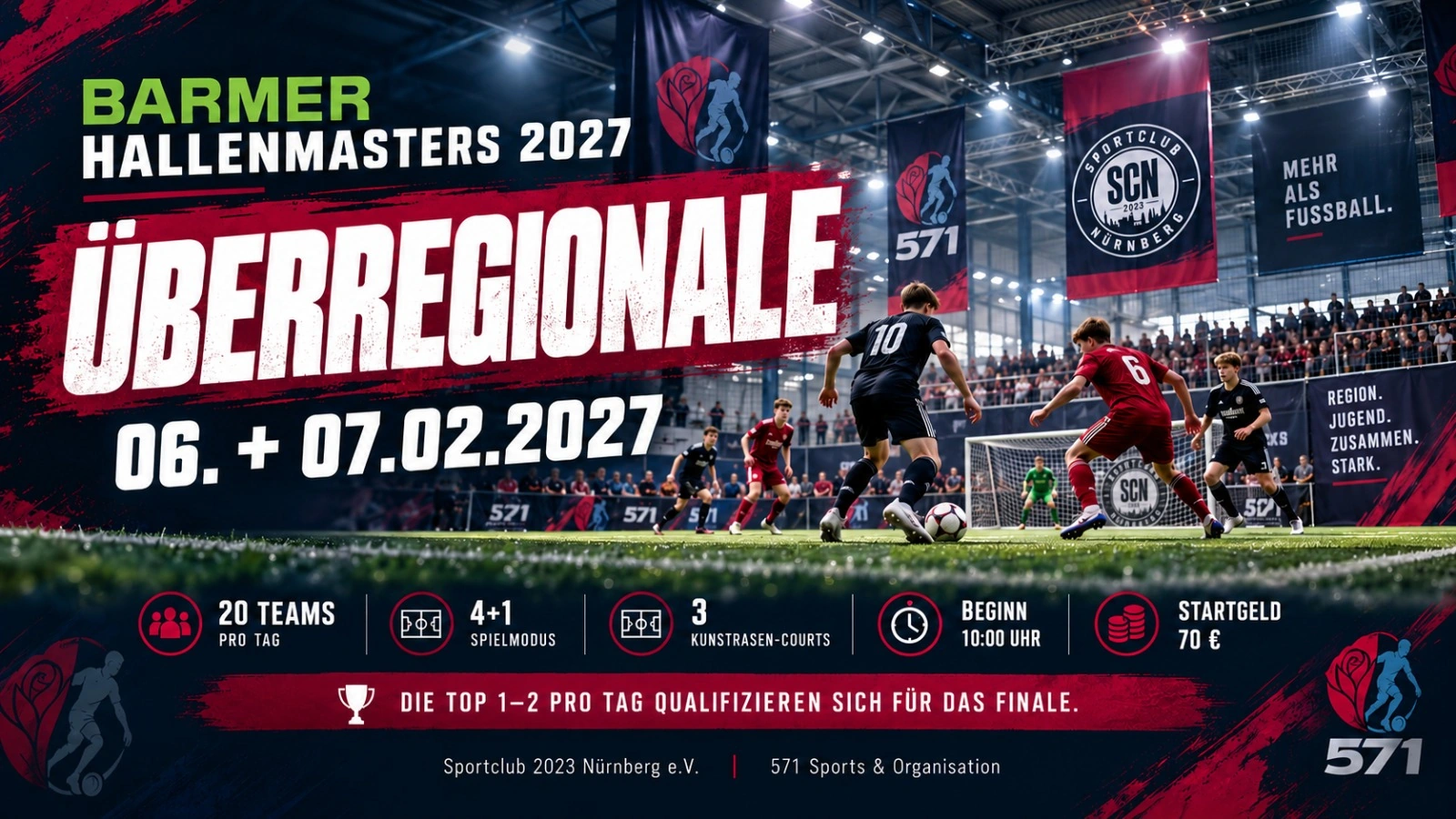 BARMER Hallenmasters 2027 · Überregionale – Turnierplakat
